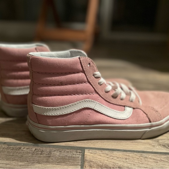 Vans pink hi top sneakers - Picture 2 of 3
